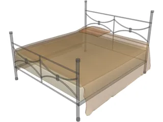 Bed 3D Model preview