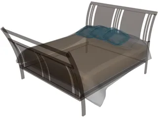 Bed 3D Model preview