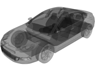 Citroen C5 3D Model preview