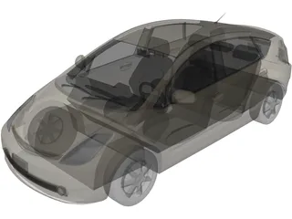 Toyota Prius 3D Model preview