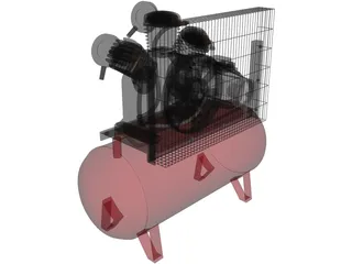 Compressor SENCO 3D Model preview