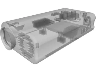 P2 Projector 3D Model preview