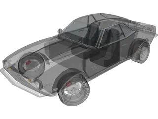 Chevrolet Camaro SS-350 V8 (1966) 3D Model preview