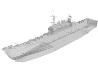 Aircraft Carrier 3D Model preview