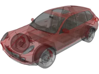 Ferrari SUV Concept 3D Model preview