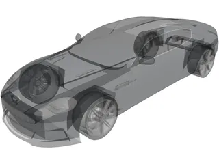 Aston Martin Rapide (2010) 3D Model preview
