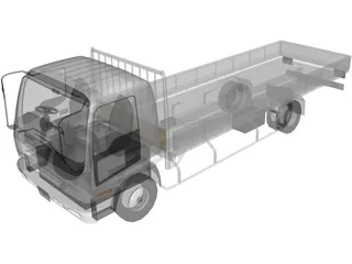 Isuzu Forward V Cargo (1998) 3D Model preview