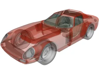 Ferrari 275 GTB (1965) 3D Model preview