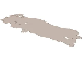 Map of Turkey 3D Model preview