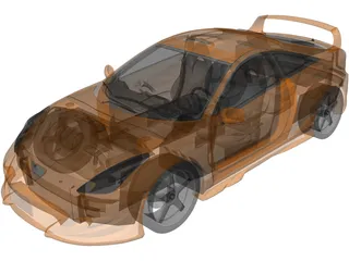Toyota Celica 3D Model preview