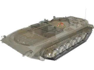 BMP-1 Russia 3D Model preview