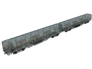 Underground Train Model 817MV 3D Model preview