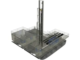 Drill and Mud Units 3D Model preview
