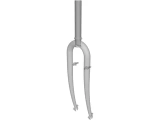 Bicycle Front Fork 3D Model preview