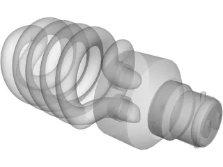 Light Electric Bulb 3D Model preview