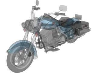 Harley-Davidson Road King 3D Model preview