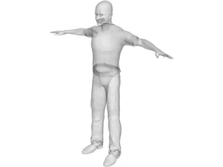 Man 3D Model preview