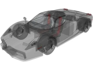 Ferrari Enzo 3D Model preview