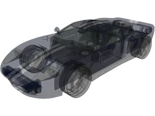 Ford GT40 3D Model preview