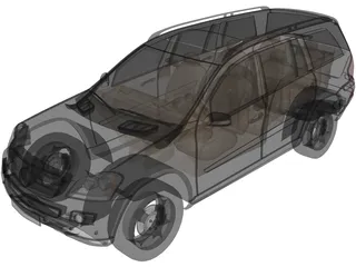 Mercedes-Benz GL-class 3D Model preview