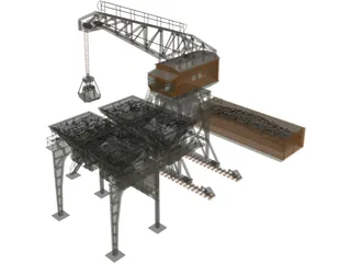Crane 3D Model preview