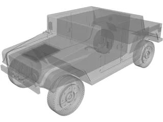 Hummer H1 3D Model preview