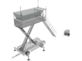 Mobile Air Traffic Control 3D Model preview