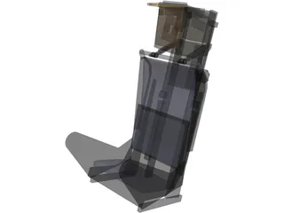Martin Baker Mk2 Ejection Seat 3D Model preview