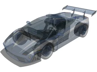 Lamborghini Gallardo Italian Police 3D Model preview