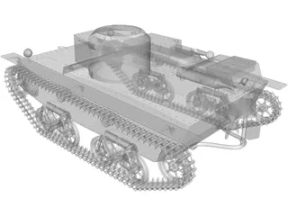 T-38 3D Model preview