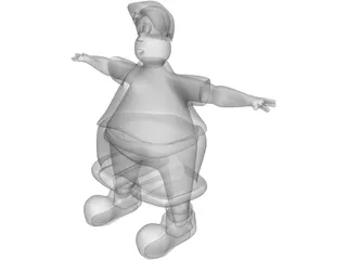 Fatty Boy 3D Model preview
