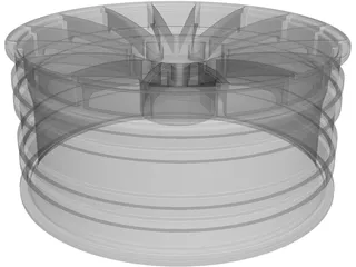 RC Rim Car 3D Model preview