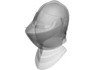 Armet Helmet 3D Model preview