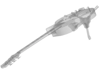 Guitar Jazz 3D Model preview