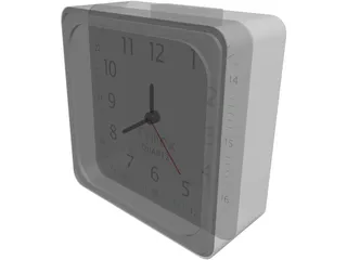 Desk Clock 3D Model preview