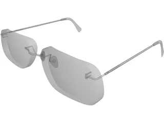 Carbon Glasses 3D Model preview