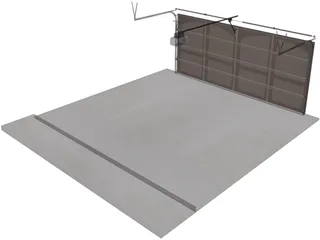 Garage Door 3D Model preview