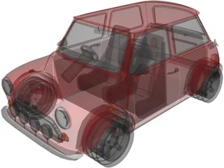 Mini Cooper 3D Model preview