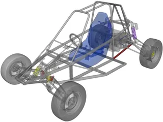 Buggy Off-road 3D Model preview