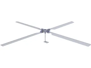 Rotor Heli Principal 3D Model preview