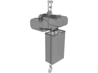 Chainmaster Chainhoist 1000kgs 3D Model preview