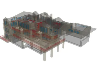House 3D Model preview