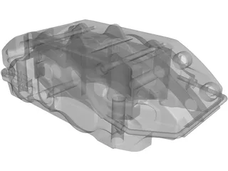 Brake Caliper CP7040 AP Racing 3D Model preview