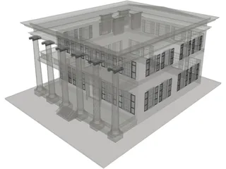 Bank 3D Model preview