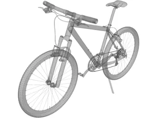 Mountain Bike 3D Model preview