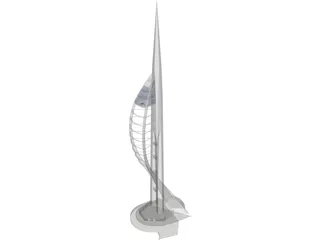 Spinnaker Tower 3D Model preview