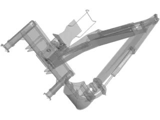 Back Hoe 3D Model preview