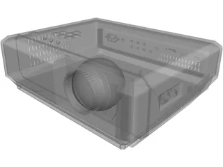 Sanyo Projector 3D Model preview
