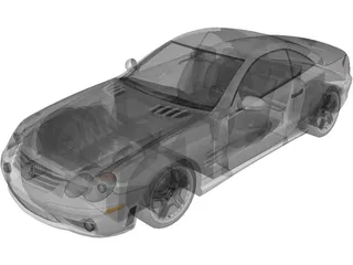 Mercedes-Benz SL65 AMG 3D Model preview
