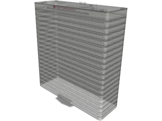 High-Rise Office Building 3D Model preview